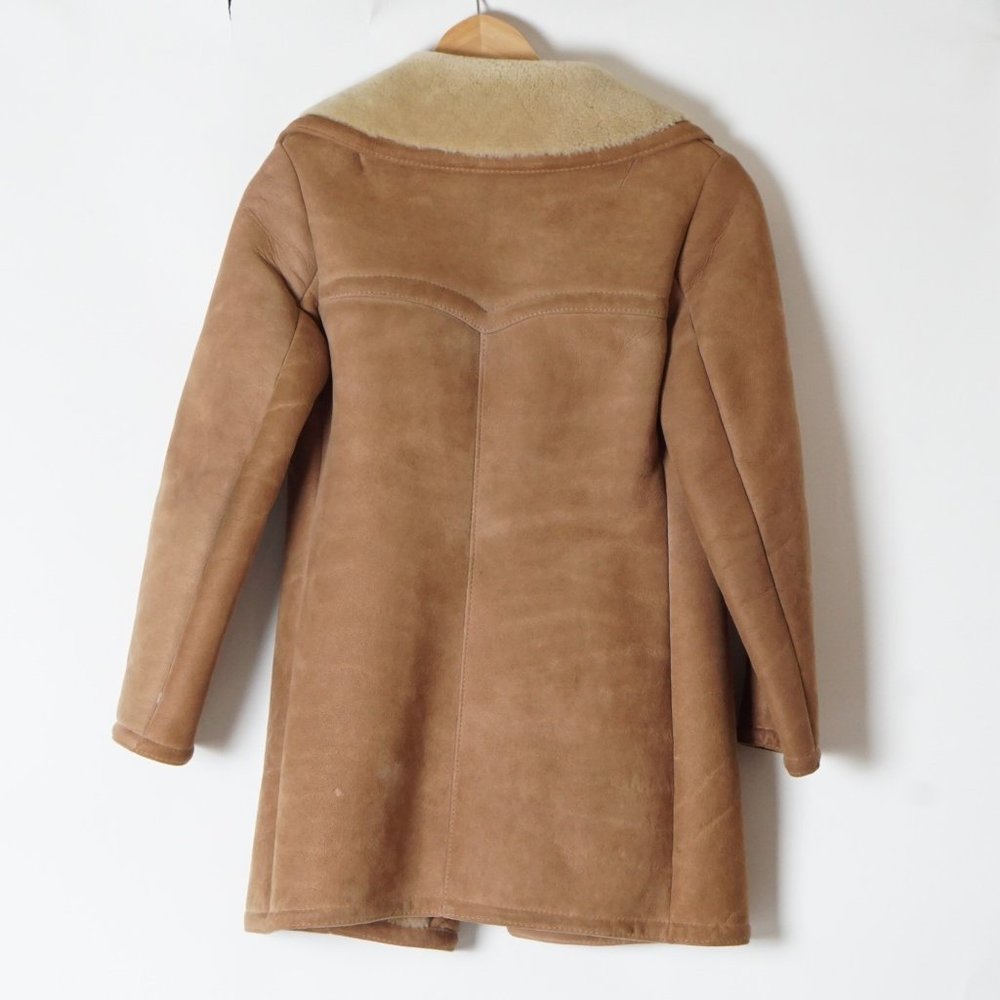 Vintage Sawyer of Napa Spring Lamb Shearling Coat - Picture 2 of 9